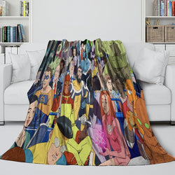 Invincible Blanket Flannel Fleece Throw Room Decoration (Online Order Only)