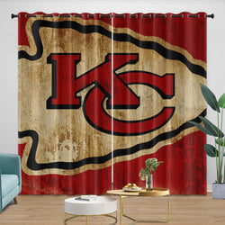 Kansas City Chiefs Curtains Blackout Window Drapes (Online Order Only)