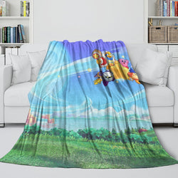 Kirby Blanket Flannel Fleece Throw Room Decoration (Online Order Only)