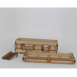 LCW1315 Single Story Building 8 x 4 Inch Blockhouse 28mm Scale Miniature Terrain (ONLINE ORDER ONLY)