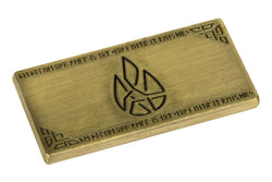 Fantasy Coins - Small Antique Gold Dwarven Bar (1) (ONLINE ORDER ONLY)