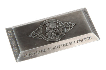 Fantasy Coins - Large Antique Silver Dwarven Bar (1) (ONLINE ORDER ONLY)