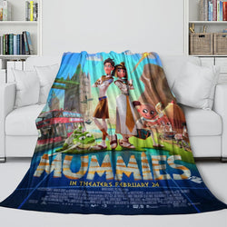 Mummies Blanket Flannel Fleece Throw Room Decoration (Online Order Only)