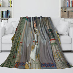 Mummies Blanket Flannel Fleece Throw Room Decoration (Online Order Only)