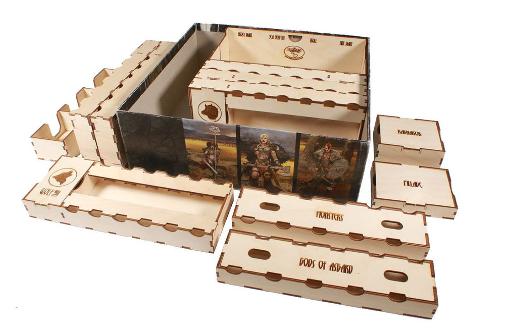 Blood Rage (2015) Compatible Game Organizer (ONLINE ORDER ONLY)