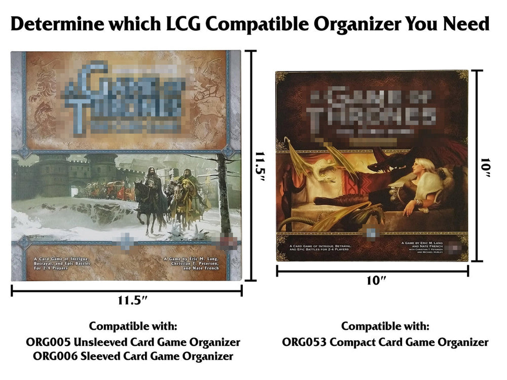 Compact Card Game Organizer (ONLINE ORDER ONLY)