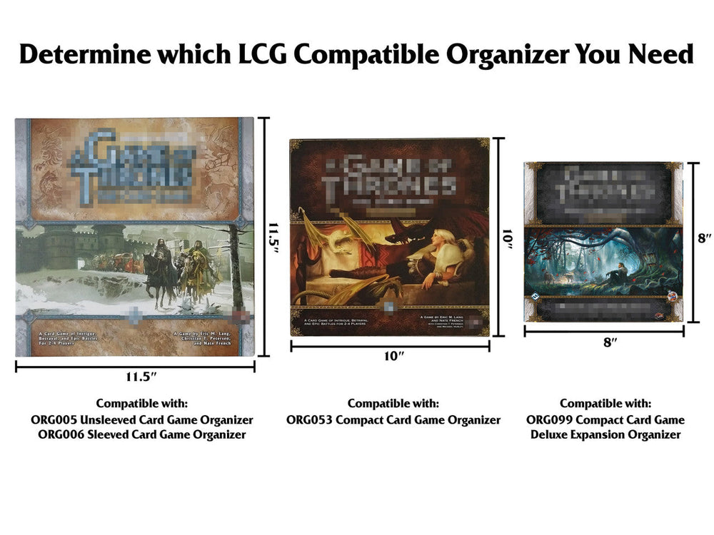 Compact Card Game Deluxe Expansion Organizer (ONLINE ORDER ONLY)