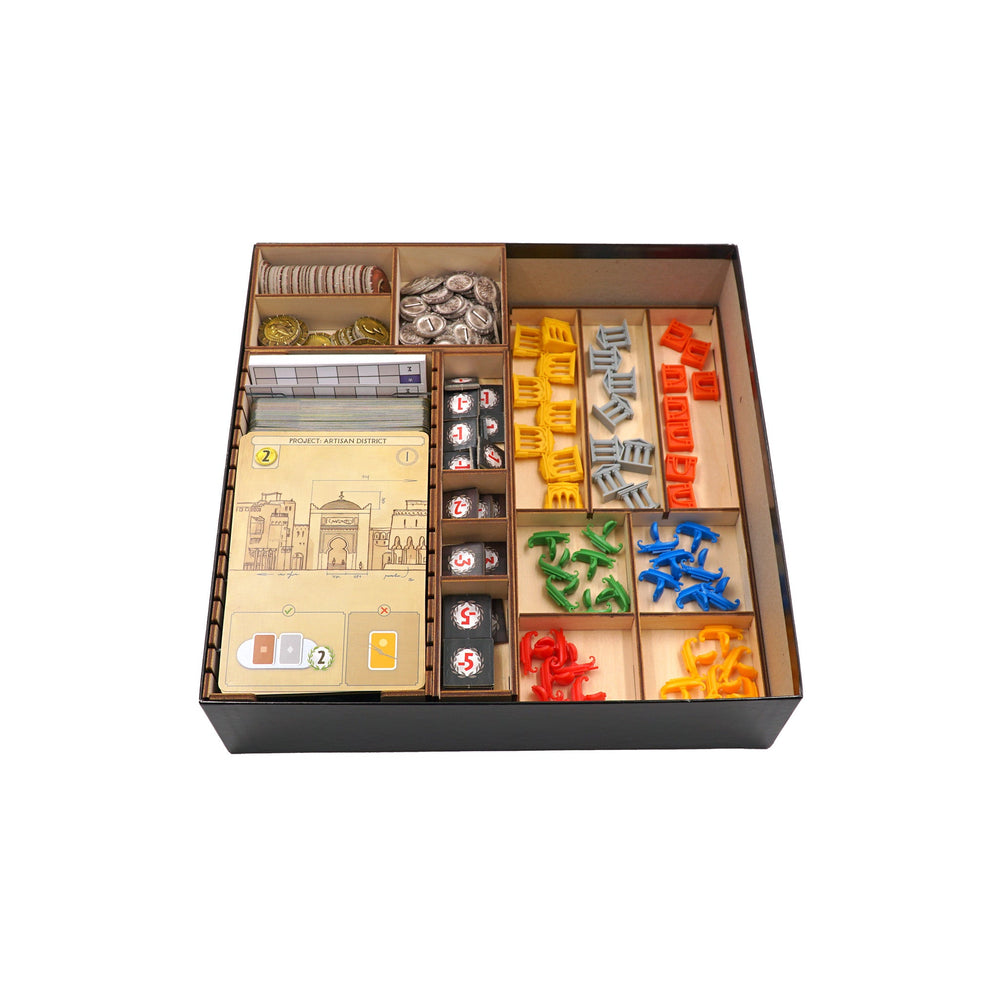 7 Wonders and Expansions (New Edition) Compatible Game Organizer (ONLINE ORDER ONLY)