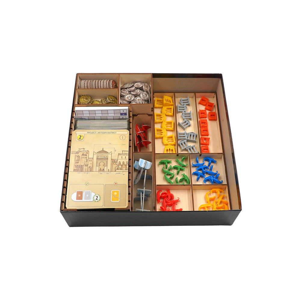 7 Wonders and Expansions (New Edition) Compatible Game Organizer (ONLINE ORDER ONLY)