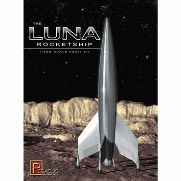 PEG9110 Luna Rocketship 1/350 Scale Plastic Model Kit Pegasus Hobbies (ONLINE ORDER ONLY)