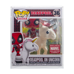 Deadpool on Unicorn/Kylo Tie Fighter PopShield WHOLESALE (ONLINE ORDER ONLY)