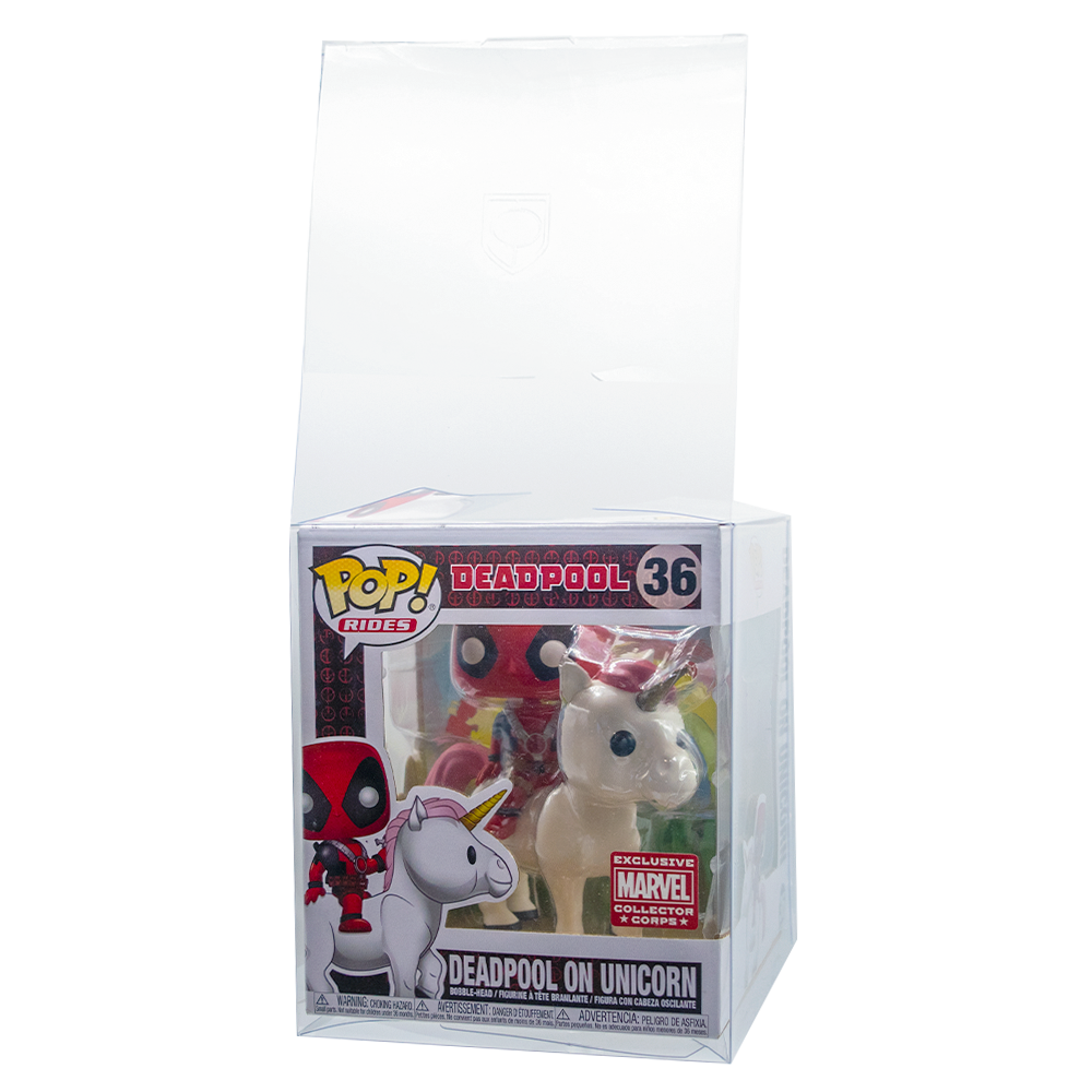 Deadpool on Unicorn/Kylo Tie Fighter PopShield WHOLESALE (ONLINE ORDER ONLY)