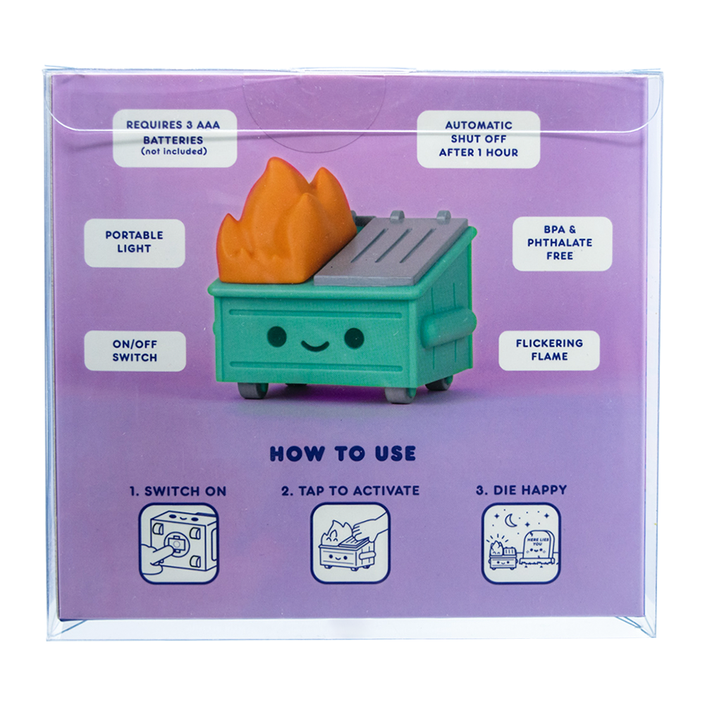 Dumpster Fire Night Light PopShield Protector (ONLINE ORDER ONLY)