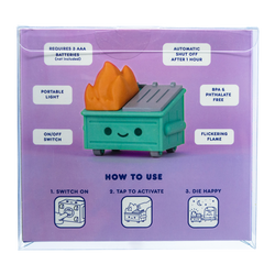 Dumpster Fire Night Light PopShield Protector (ONLINE ORDER ONLY)