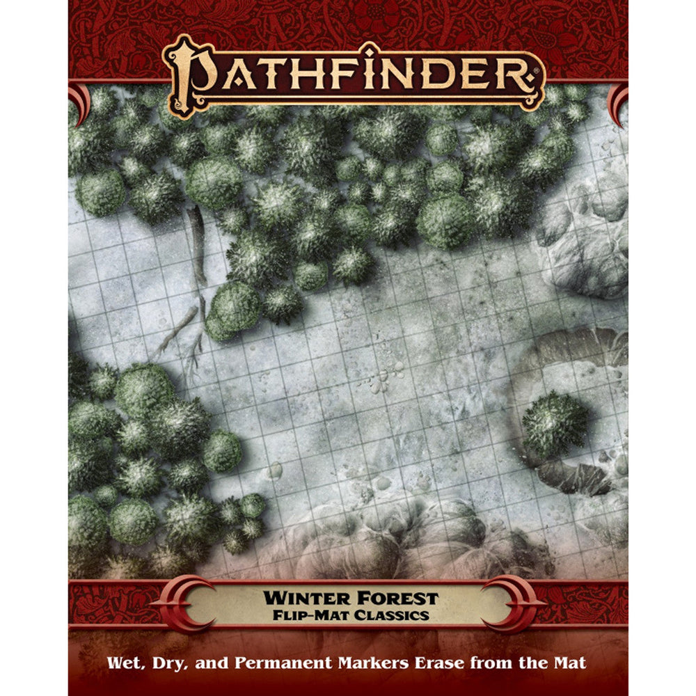 Pathfinder: Flip-Mat - Winter Forest (ONLINE ORDER ONLY)