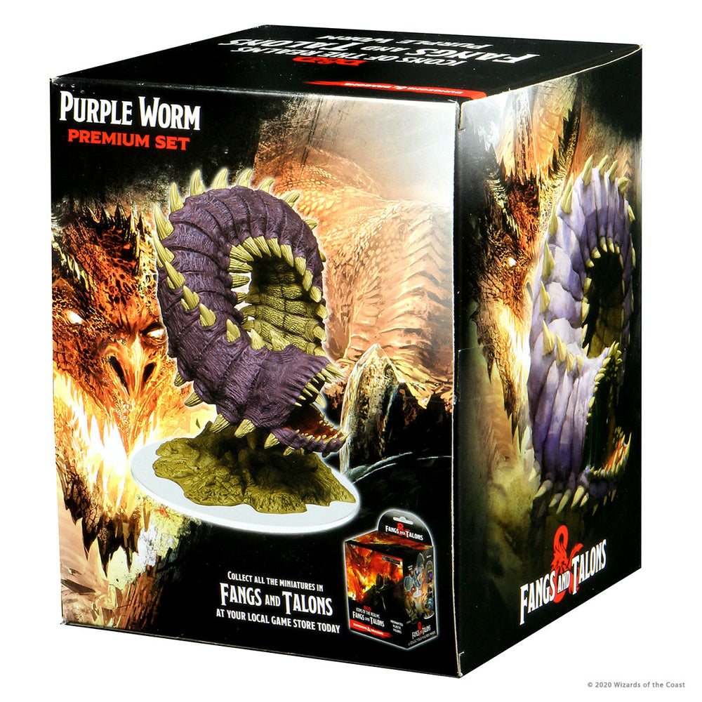 D&D: Icons of the Realms - Fangs and Talons - Purple Worm Premium Set (ONLINE ORDER ONLY)