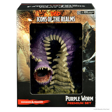 D&D: Icons of the Realms - Fangs and Talons - Purple Worm Premium Set (ONLINE ORDER ONLY)