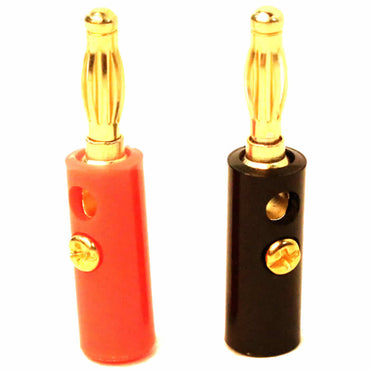 RCE1630 Heavy Duty Banana 4mm Bullet Plug Set Of Two Racers Edge (ONLINE ORDER ONLY)