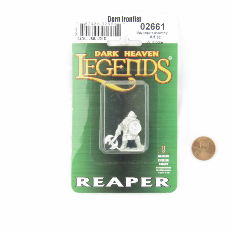 RPR02661 Dern Ironfist Miniature 25mm Heroic Scale Dark Heaven Legends (ONLINE ORDER ONLY)