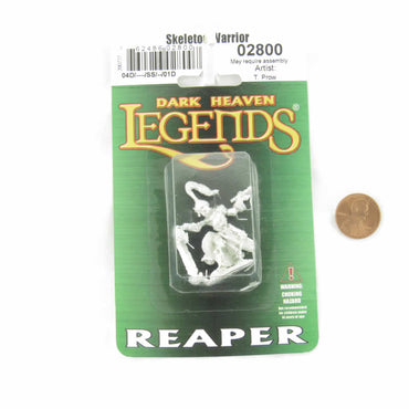 RPR02800 Skeleton Warrior Miniature Figurine 25mm Heroic Scale Dark Heaven Legends (ONLINE ORDER ONLY)