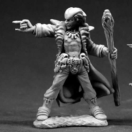 RPR03321 Damien Hellborn Wizard Miniature 25mm Heroic Scale (ONLINE ORDER ONLY)