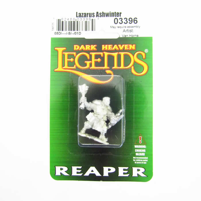 RPR03396 Lazarus Ashwinter Male Cleric Miniature 25mm Heroic Scale (ONLINE ORDER ONLY)
