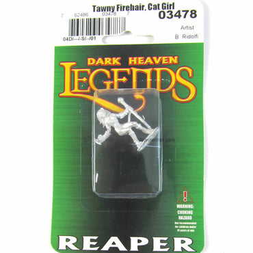 RPR03478 Cat Girl Tawny Firehair Miniature 25mm Heroic Scale (ONLINE ORDER ONLY)