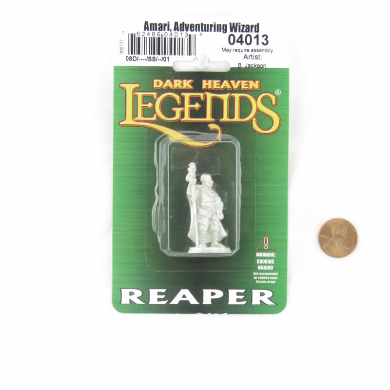 RPR04013 Amari Adventuring Wizard Miniature 25mm Heroic Scale Figure Dark Heaven Legends (ONLINE ORDER ONLY)