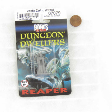 RPR07079 Zenfis Zadar Wizard Miniature 25mm Heroic Scale Figure 3D Printed Dungeon Dwellers (ONLINE ORDER ONLY)