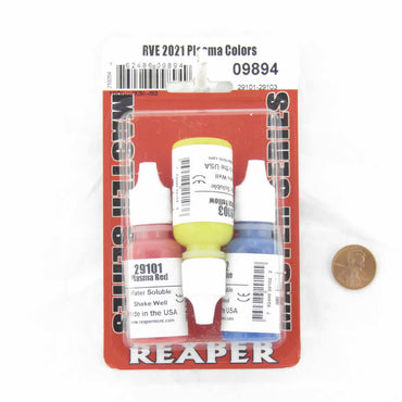 RPR09894 Plasma Triad Colors (29101-29103) Acrylic Reaper Master Series Hobby Paint Dropper Bottles (ONLINE ORDER ONLY)