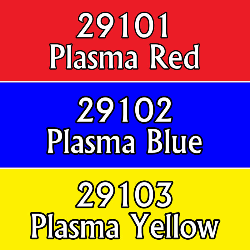 RPR09894 Plasma Triad Colors (29101-29103) Acrylic Reaper Master Series Hobby Paint Dropper Bottles (ONLINE ORDER ONLY)