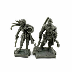 RPR20732 Pilot and Powder Monkey Miniature 25mm Heroic Scale Figure Bones Black (ONLINE ORDER ONLY)