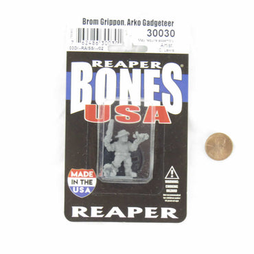 RPR30030 Brom Grippon Arko Gadgeteer Miniature Figure 25mm Heroic Scale Reaper Bones USA (ONLINE ORDER ONLY)