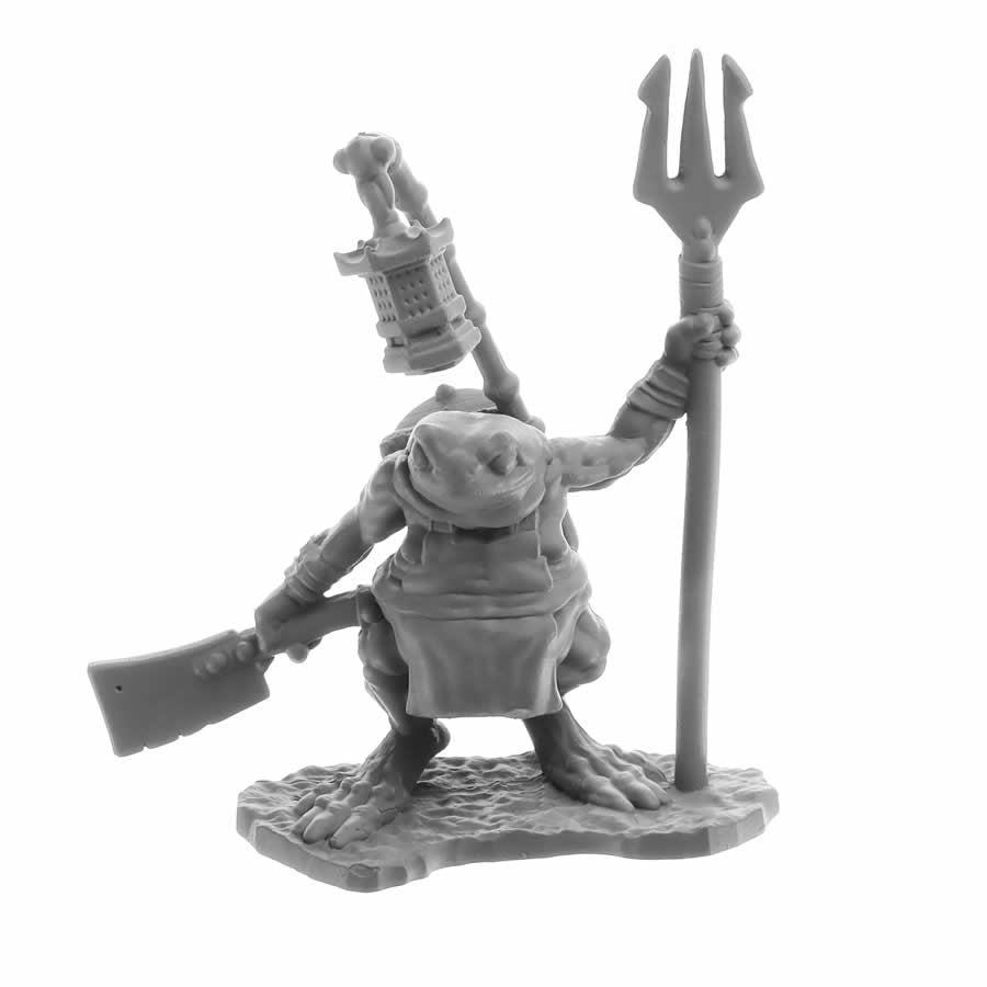 RPR30064 Bufo Dreadmere Frogman Miniature Figure 25mm Heroic Scale Reaper Bones USA (ONLINE ORDER ONLY)