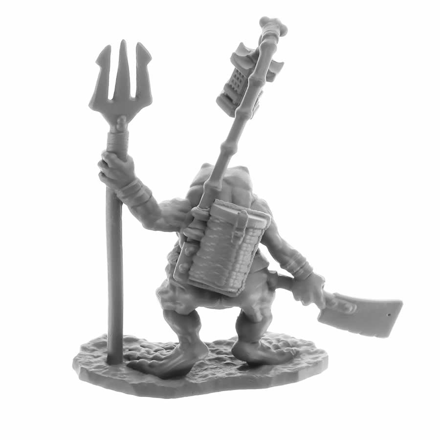 RPR30064 Bufo Dreadmere Frogman Miniature Figure 25mm Heroic Scale Reaper Bones USA (ONLINE ORDER ONLY)