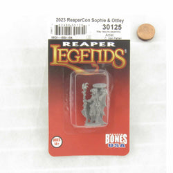 RPR30125 Druid Sophie with Ottley Miniature Figure 25mm Heroic Scale Reaper Bones USA (ONLINE ORDER ONLY)