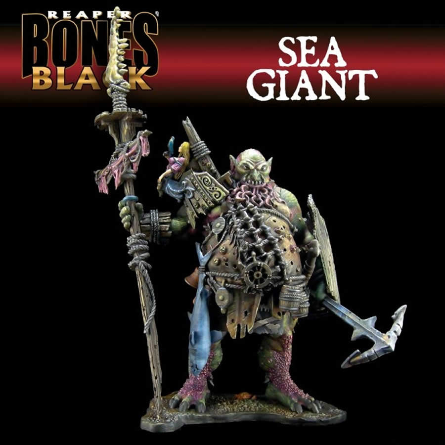 RPR44186 Sea Giant Miniature 25mm Heroic Scale Figure Bones Black (ONLINE ORDER ONLY)