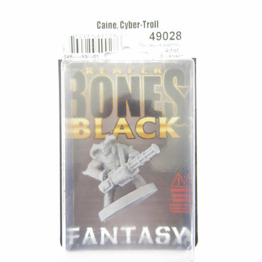 RPR49028 Caine Cyber Troll Miniature 25mm Heroic Scale Figure Bones Black (ONLINE ORDER ONLY)