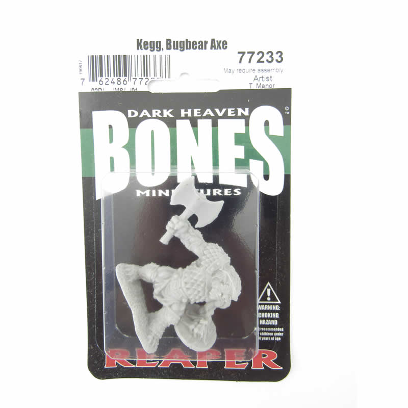 RPR77233 Kegg Bugbear Axe Miniature 25mm Heroic Scale Dark Heaven (ONLINE ORDER ONLY)
