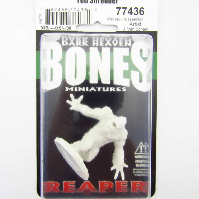 RPR77436 Yeti Shredder Miniature 25mm Heroic Scale Warlord (ONLINE ORDER ONLY)