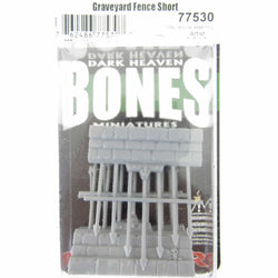 RPR77530 Graveyard Short Fences Miniature 25mm Heroic Scale Dark Heaven Bones Reaper Miniatures (ONLINE ORDER ONLY)