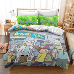 Rick And Morty Cosplay Bedding Quilt Cover Without Filler (Online Order Only)