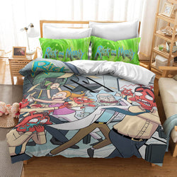 Rick And Morty Cosplay Bedding Quilt Cover Without Filler (Online Order Only)