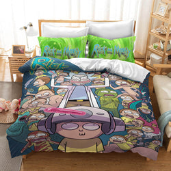 Rick And Morty Cosplay Bedding Quilt Cover Without Filler (Online Order Only)