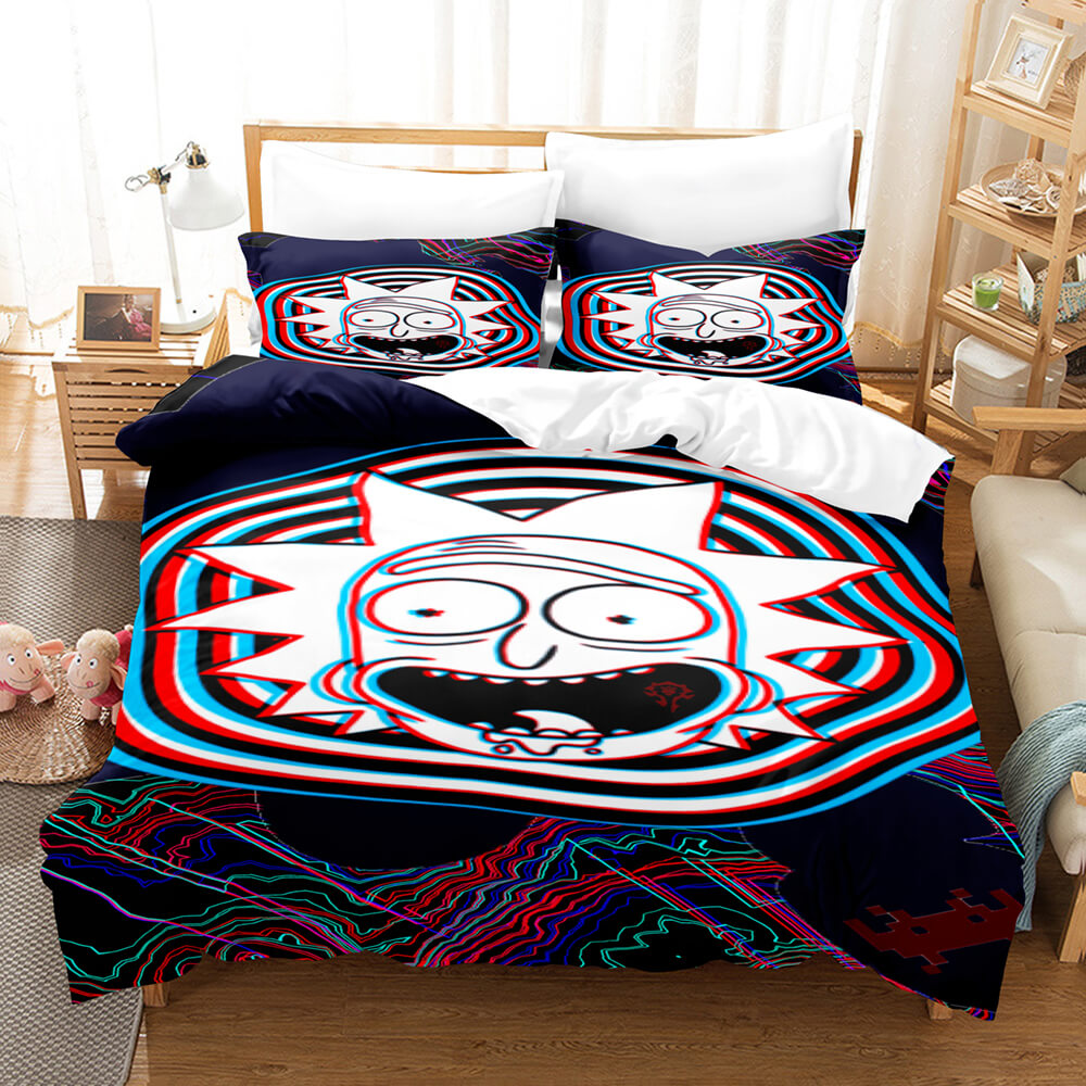 Rick and Morty Cosplay Kids Soft Bedding Sets Quilt Covers Without Filler (Online Order Only)