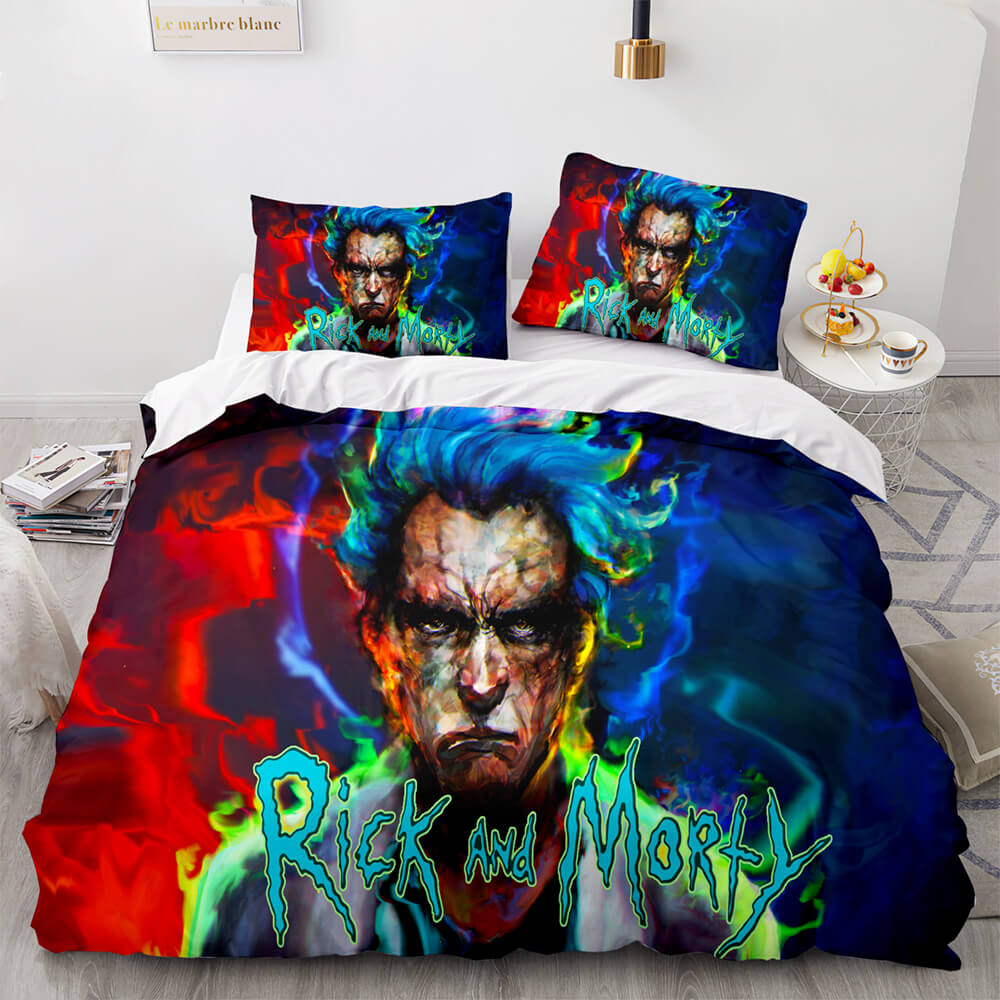 Rick and Morty Cosplay Kids Soft Bedding Sets Quilt Covers Without Filler (Online Order Only)