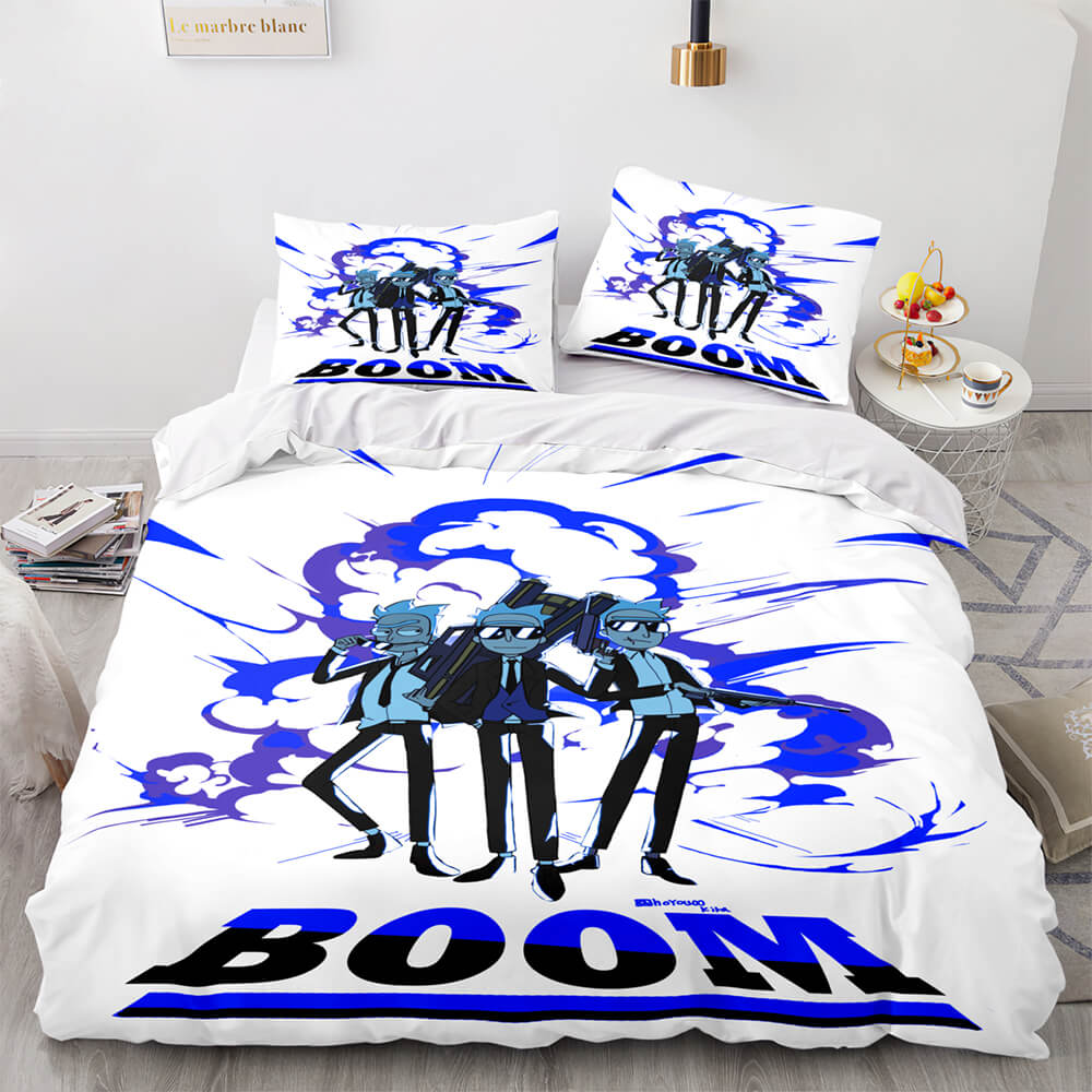 Rick and Morty Cosplay Kids Soft Bedding Sets Quilt Covers Without Filler (Online Order Only)