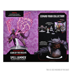 D&D: Icons of the Realms -  Spelljammer Adventures in Space - Adult Solar Dragon & Prince Xeleth (ONLINE ORDER ONLY)