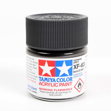TAM81363 XF63 German Grey Acrylic 23ml (3/4oz) Bottle Hobby Paint Tamiya (ONLINE ORDER ONLY)
