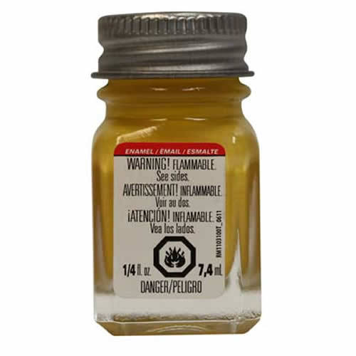 TES1114 Yellow Gloss Enamel Paint .25oz Bottle Testors Paints (ONLINE ORDER ONLY)